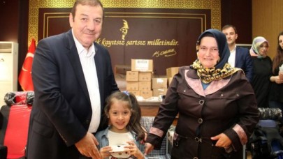 Başkan, engelli ve ailelerinin yüzünü güldürdü