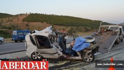 Feci kazada 1’i bebek 3 kişi öldü 4 kişi ağır yaraladı
