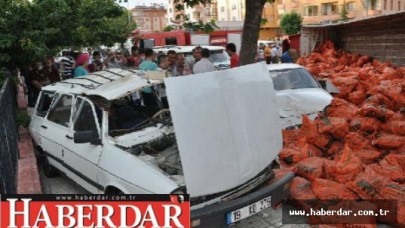 Freni boşalan TIR dehşet saçtı