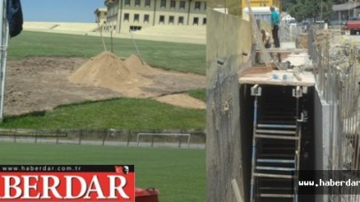 İstanbulspor’da, tesis mesaisi sürüyor