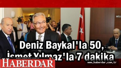 Baykalla 50, İsmet Yılmazla 7 dakika