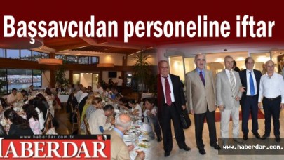 Başsavcıdan personeline iftar