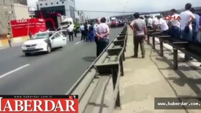 Yüksek Gerilim Hattı Yola Devrildi