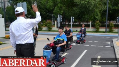 TRAFİK PARKI’NDAN ÖZEL ENGELLİ SINIFI