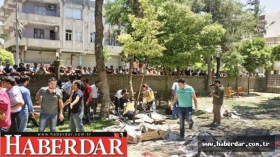 Şanlıurfa Suruçtaki patlama anı kamerada