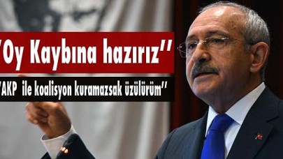 Her türlü ödünü vermeye hazırız