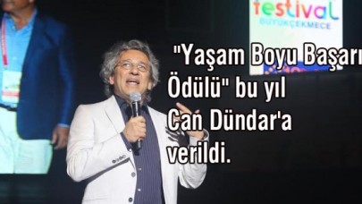 Can Dündara yaşam boyu başarı ödülü