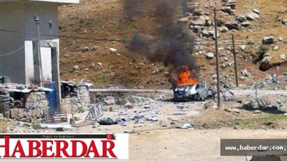 Jandarma karakoluna bombalı araçla saldırı