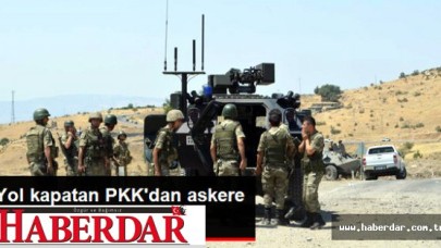 Bingölde Yol Kapatan PKKdan Askere Hain Tuzak!