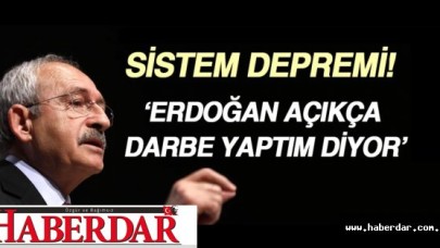 CHP lideri Kılıçdaroğlu, Erdoğan’ın sözlerini, ‘darbe’ olarak değerlendirdi