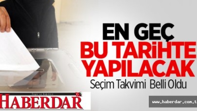 SEÇİM EN GEÇ 22 KASIMDA