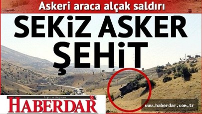 Siirtte askere bombalı tuzak: 8 şehit