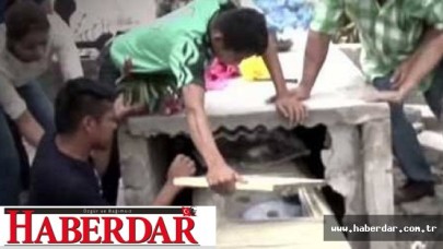 Gömüldükten bir gün sonra canlandı