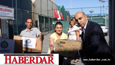 Bakırköy Belediyesinden Hopaya yardım