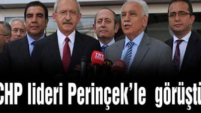 CHP lideri Perinçekle yarım saat görüştü
