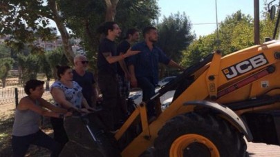 Büyükçekmece halkı ağaç katliamına direniyor!