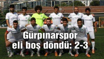 Gürpınarspor, Çarşı’dan boş döndü: 2-3
