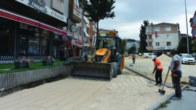 Büyükçekmece’de yol çalışmaları devam ediyor