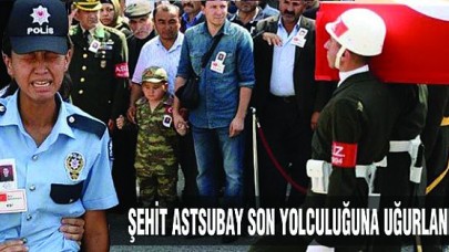Şehit Astsubay son yolculuğuna uğurlanıyor
