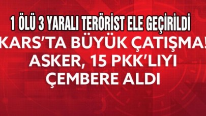 Kağızmanda 15 Kişilik Terörist Grubu Çembere Alındı