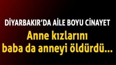 Diyarbakırda aile boyu cinayet