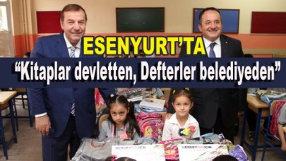 “Kitaplar devletten, Defterler belediyeden”