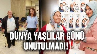DÜNYA YAŞLILAR GÜNÜ’NDE ANLAMLI DAVRANIŞ