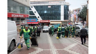 TEMİZLİK FİLOSU İŞ BAŞINDA