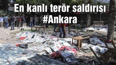 En kanlı terör saldırısı #Ankara