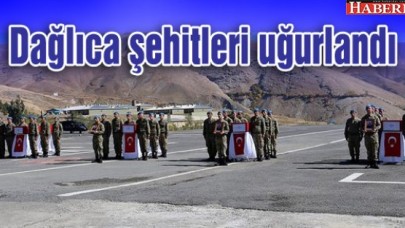 Dağlıca şehitleri uğurlandı