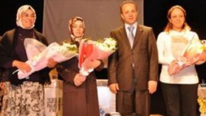 Kadın çiftçiler yarıştı