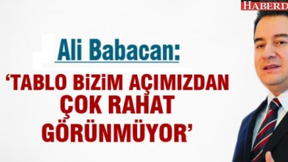 Ali Babacan: Anketlerde Tablo Bizim Açımızdan Rahat Görünmüyor