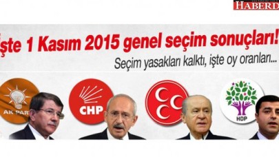 İşte 1 Kasım seçimlerinin ilk sonuçları