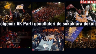 Bölgemiz AK Parti gönüllüleri de sokaklara döküldü