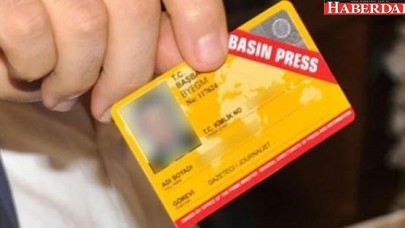 Basın kartları değişiyor