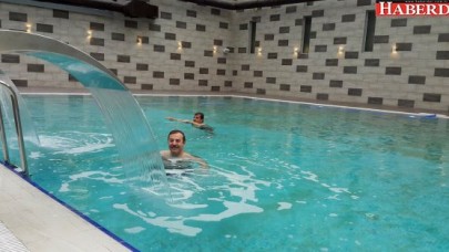 BAŞKAN TERMAL HAVUZU BİZZAT İNCELEDİ