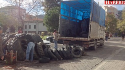 Ömrünü Tamamlamış Lastikler Ekonomiye Katkı Sunuyor