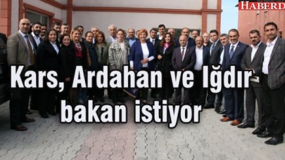 Kars, Ardahan ve Iğdır bakan istiyor