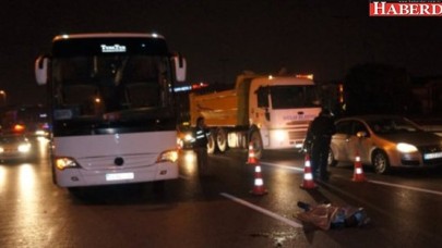 Servis Otobüsünün Çarptığı Yaya Hayatını Kaybetti