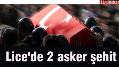 Licede 2 asker şehit