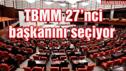 TBMM 27nci başkanını seçiyor
