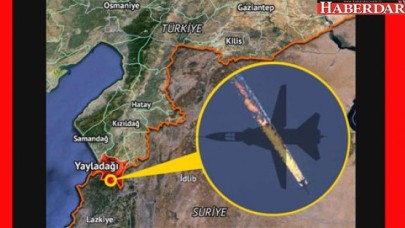 Sınırda Rus uçağı düşürüldü..