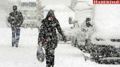 Bolu Dağında kar yağışı