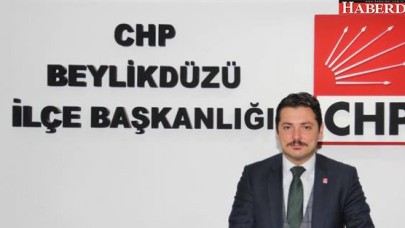 CHP Beylikdüzü yeni ilçe başkanı Avukat Taşkın Özer oldu.