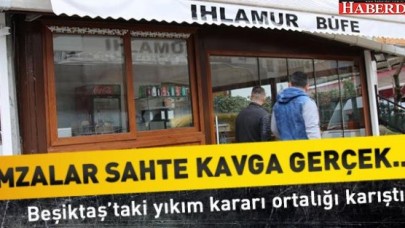 BEŞİKTAŞTA İMZALAR SAHTE KAVGA GERÇEK