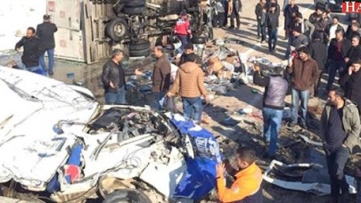 Vanda katliam gibi kaza