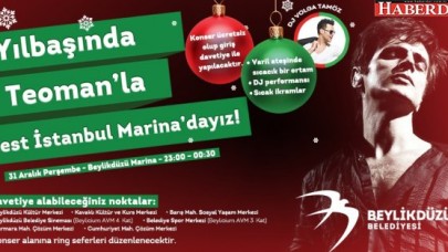 BEYLİKDÜZÜ, YENİ YILA TEOMAN İLE GİRİYOR