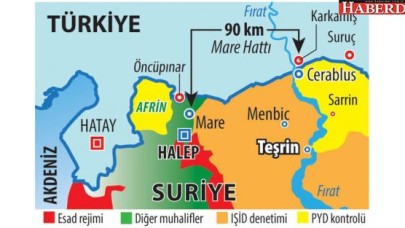 PKKnın Suriye kolu YPG, Fıratın batısına geçti mi?
