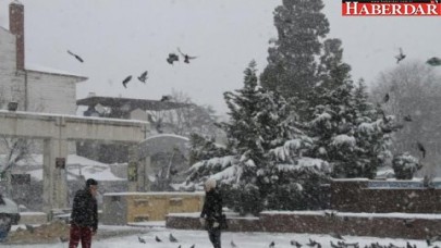 Özgürlük Meydanında karlı yılbaşı kutlaması