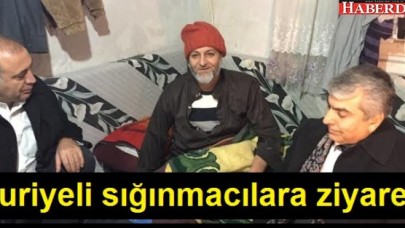 CHPli Canpolat ve Tekin Suriyeli sığınmacıları ziyaret ettiler